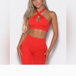 Bombshell Sportswear Red Sports Bra